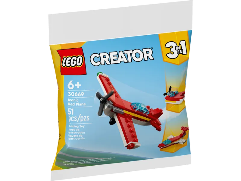 Iconic Red Plane