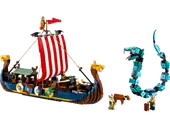 Viking Ship and the Midgard Serpent