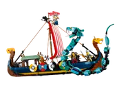 Viking Ship and the Midgard Serpent