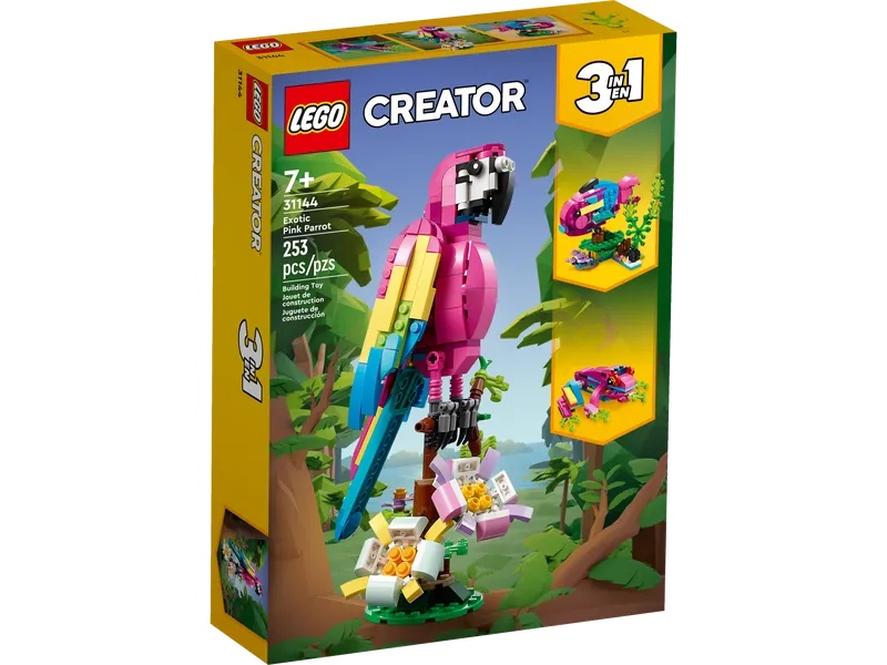 Exotic Pink Parrot