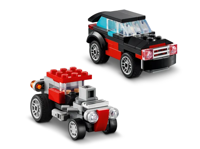 Flatbed Truck with Helicopter
