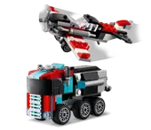 Flatbed Truck with Helicopter