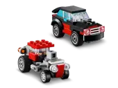 Flatbed Truck with Helicopter