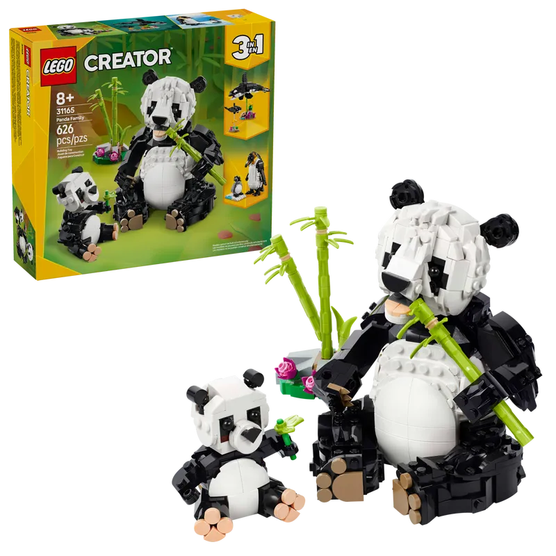 Wild Animals: Panda Family