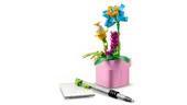 Typewriter with Flowers