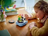 Record Player with Flowers