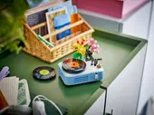 Record Player with Flowers