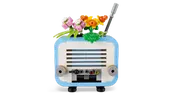 Record Player with Flowers