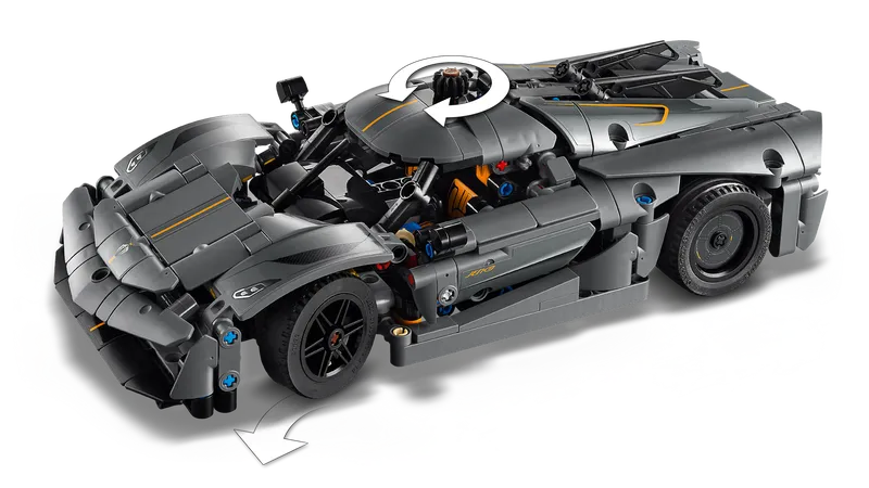 Koenigsegg Jesko Absolut Grey Hypercar