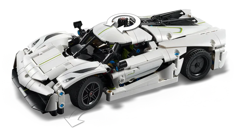 Koenigsegg Jesko Absolut White Hypercar