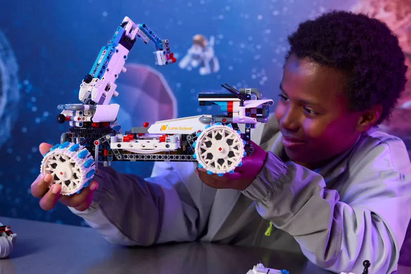 Lunar Outpost Moon Rover Space Vehicle