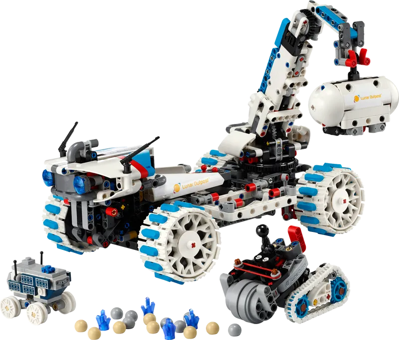 Lunar Outpost Moon Rover Space Vehicle