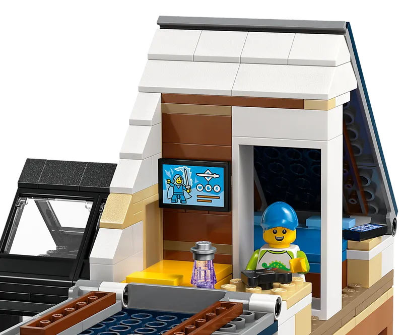 Family House and Electric Car