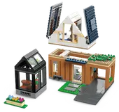 Family House and Electric Car