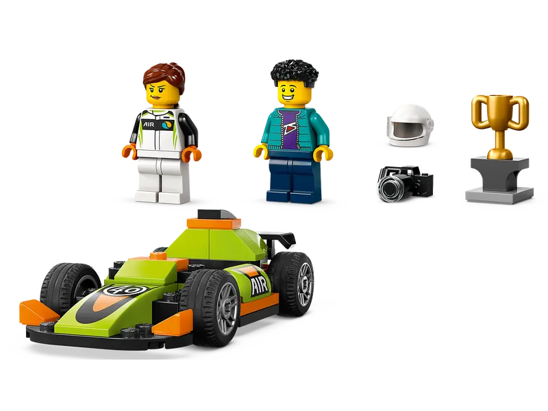 Green Race Car