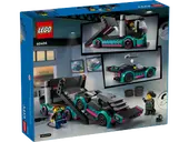 Race Car and Car Carrier Truck