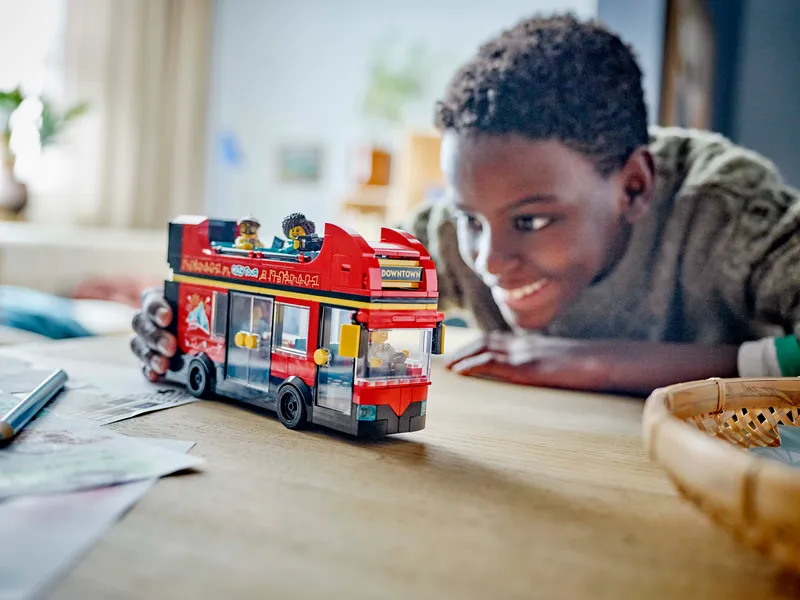 Double-Decker Sightseeing Bus