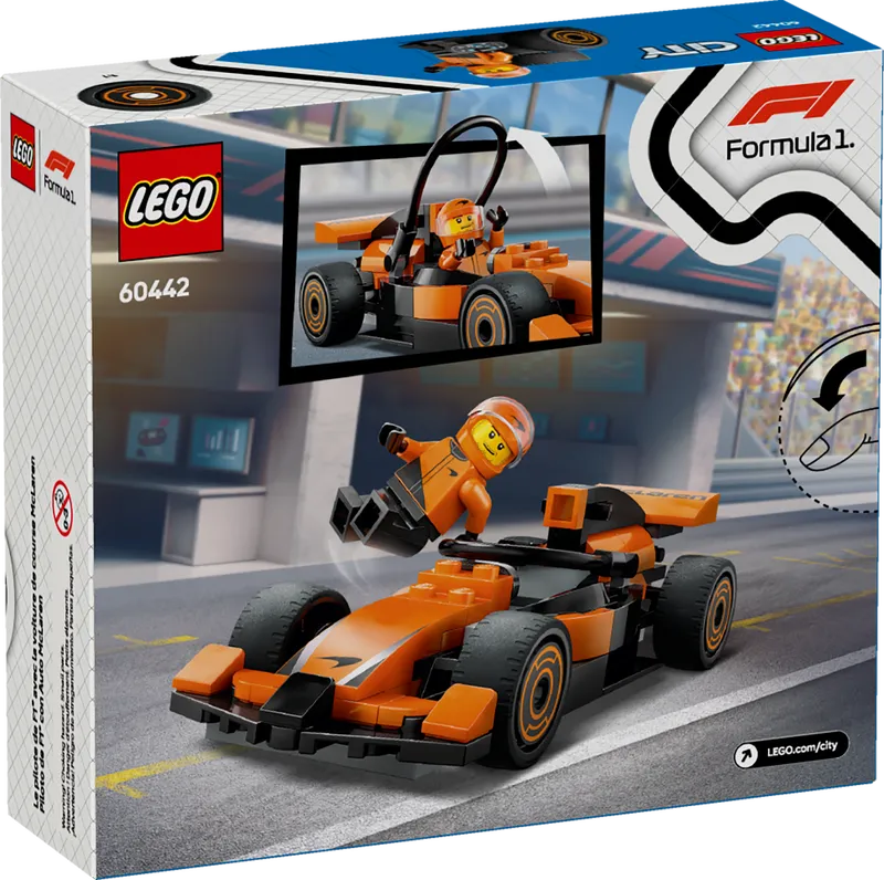 F1 Driver with McLaren Race Car