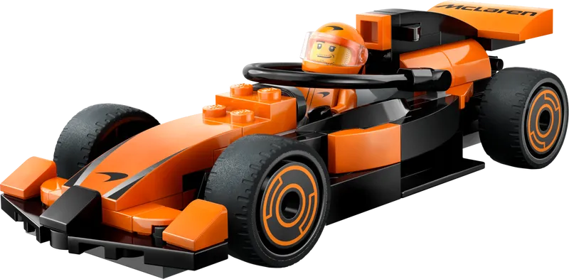 F1 Driver with McLaren Race Car