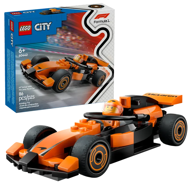 F1 Driver with McLaren Race Car