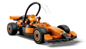 F1 Driver with McLaren Race Car