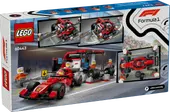 F1 Pit Stop & Pit Crew with Ferrari Car
