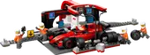 F1 Pit Stop & Pit Crew with Ferrari Car