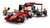 F1 Pit Stop & Pit Crew with Ferrari Car
