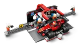 F1 Pit Stop & Pit Crew with Ferrari Car