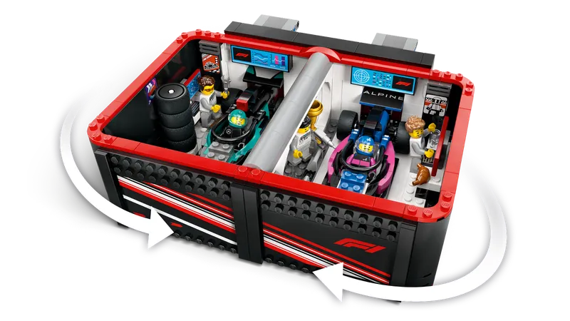 F1 Garage & Mercedes-AMG & Alpine Cars