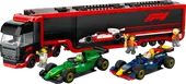 F1 Truck with RB20 & AMR24 F1 Cars