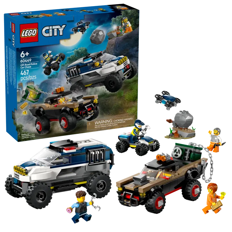 Off-Road Police Car Chase