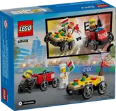 Pizza vs. Fire Truck Race Car Pack