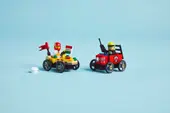 Pizza vs. Fire Truck Race Car Pack