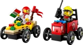 Pizza vs. Fire Truck Race Car Pack
