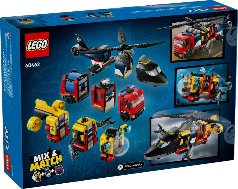 Helicopter, Fire Truck & Submarine Remix