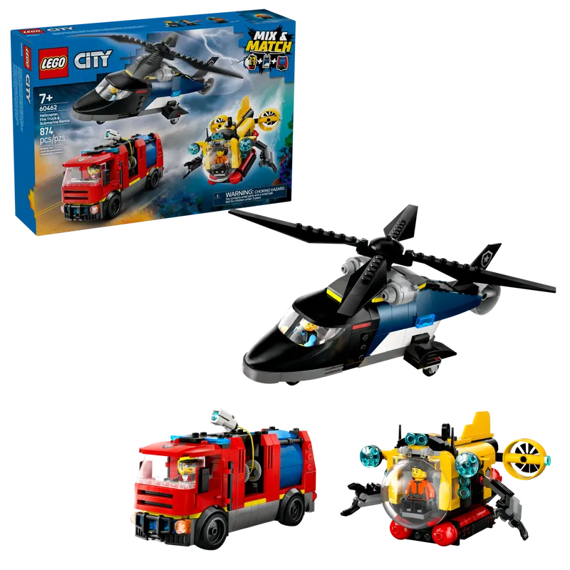 Helicopter, Fire Truck & Submarine Remix
