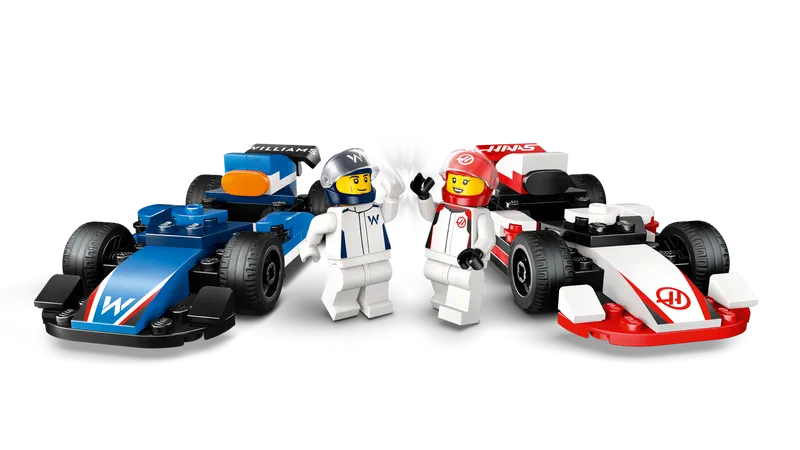 F1 Williams Racing & Haas F1 Race Cars