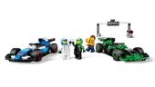 F1 Grid with VCARB & Sauber Race Cars