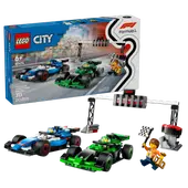 F1 Grid with VCARB & Sauber Race Cars