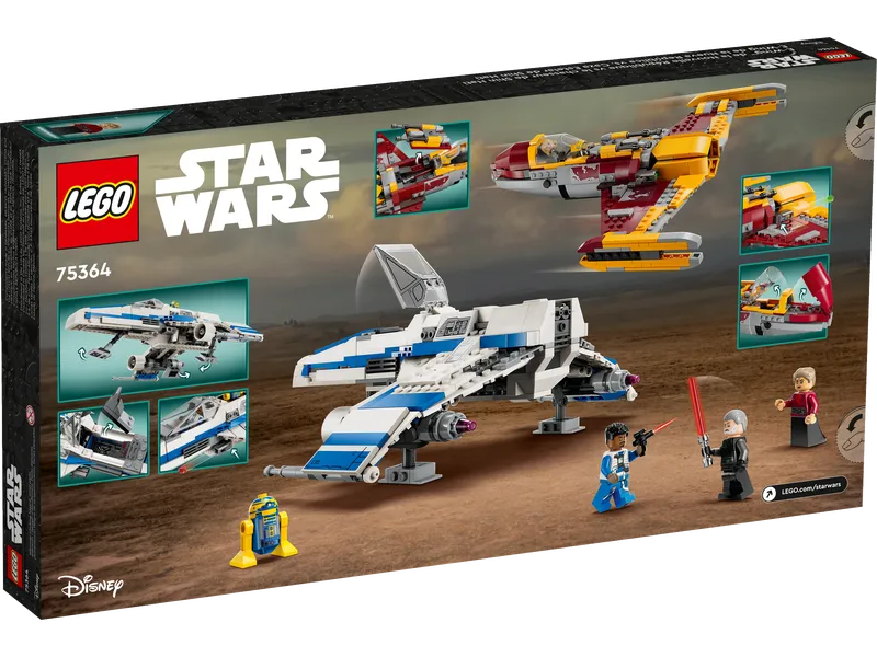 New Republic E-Wing vs. Shin Hati’s Starfighter