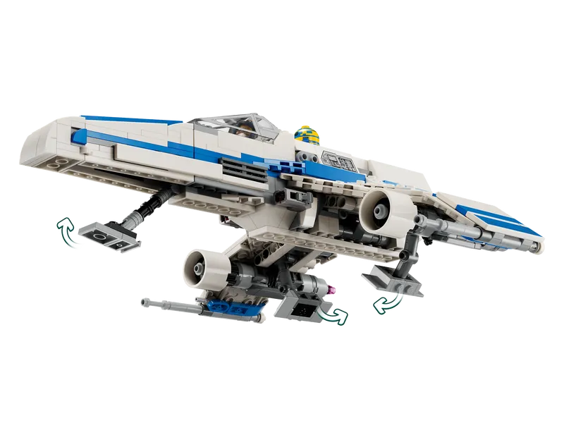 New Republic E-Wing vs. Shin Hati’s Starfighter