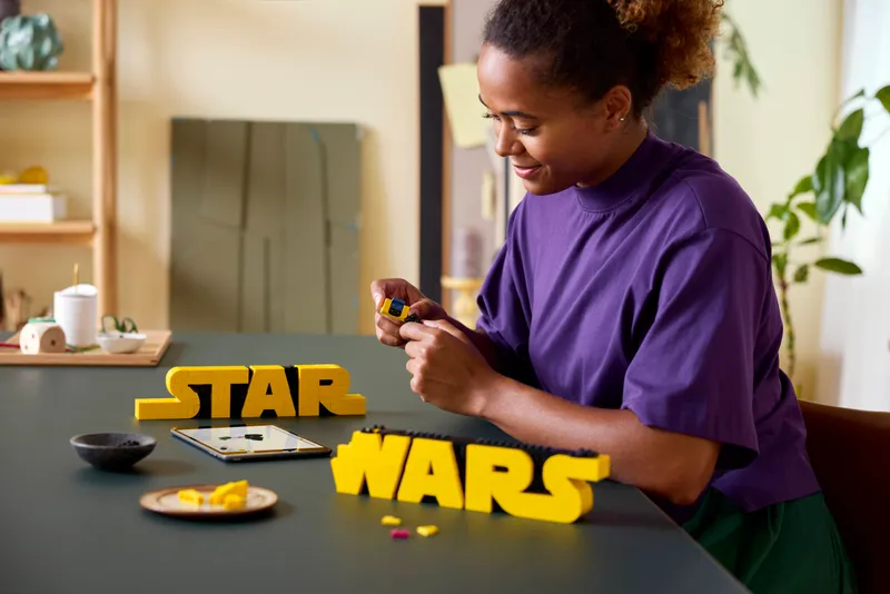 Brick-Built Star Wars Logo