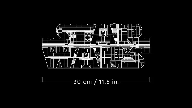 Brick-Built Star Wars Logo