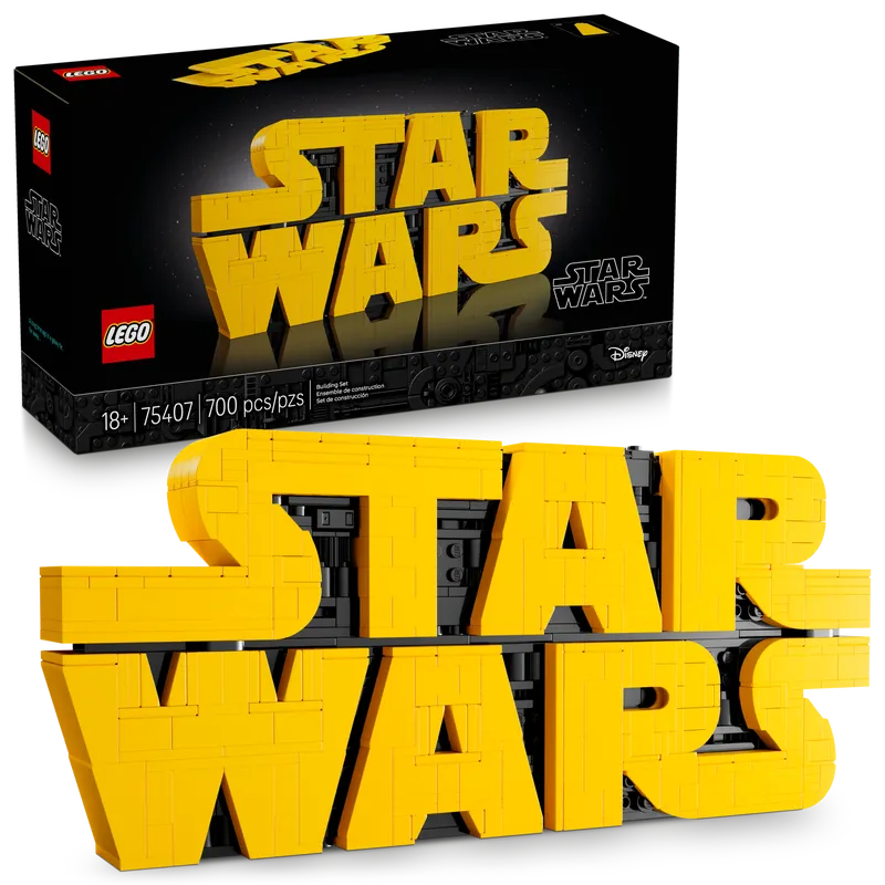 Brick-Built Star Wars Logo
